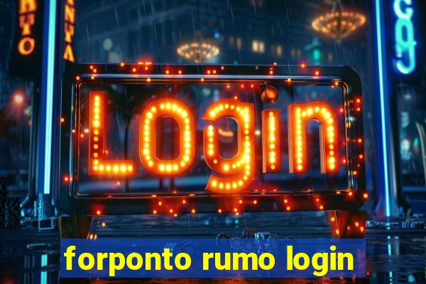 forponto rumo login